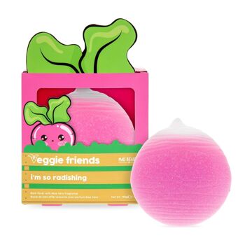 Mad Beauty Veggie Friends Radis Bain Fizzer 2