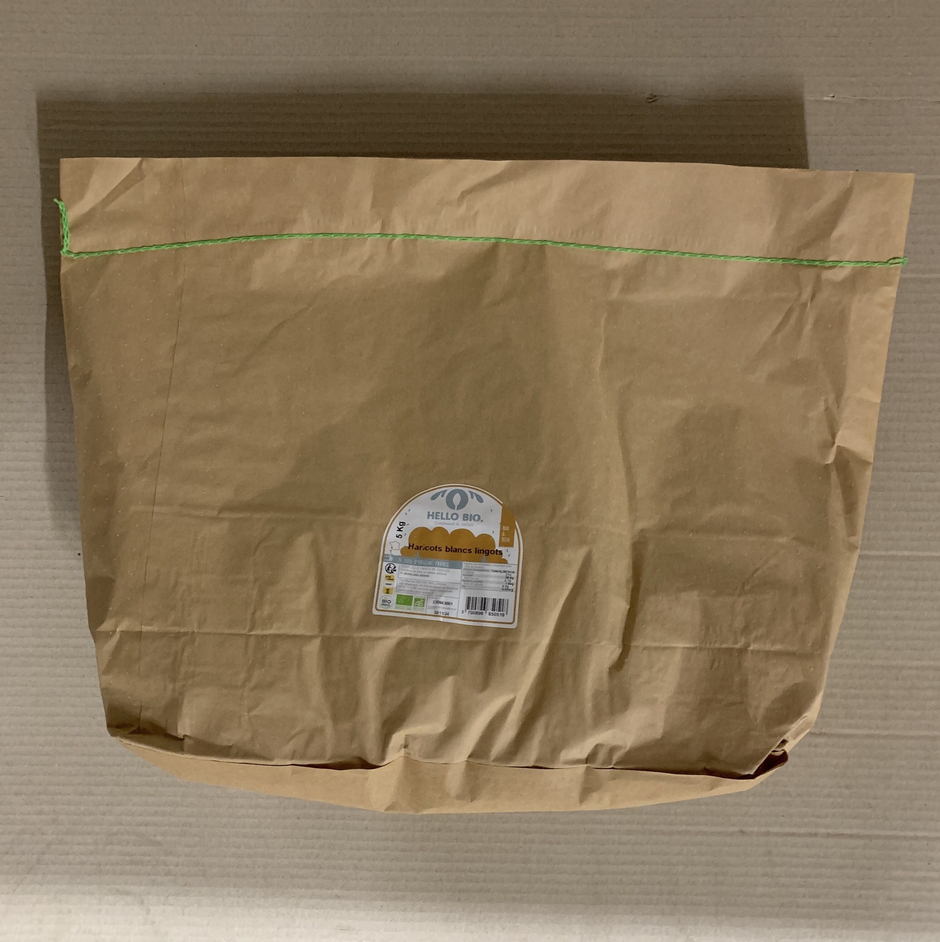 Lingot de frijol blanco - Bolsa a granel de 5 kg