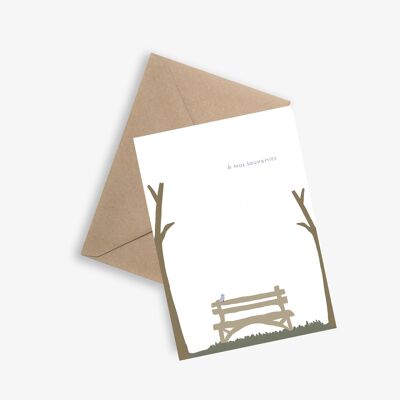 TO OUR MEMORIES - Ceremonial Card (Condolences/Mourning)