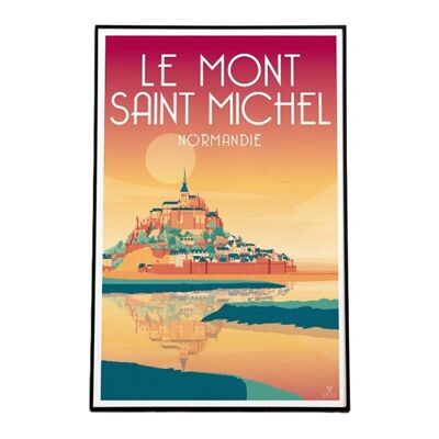 Affiche Mont Saint-Michel 40x60cm