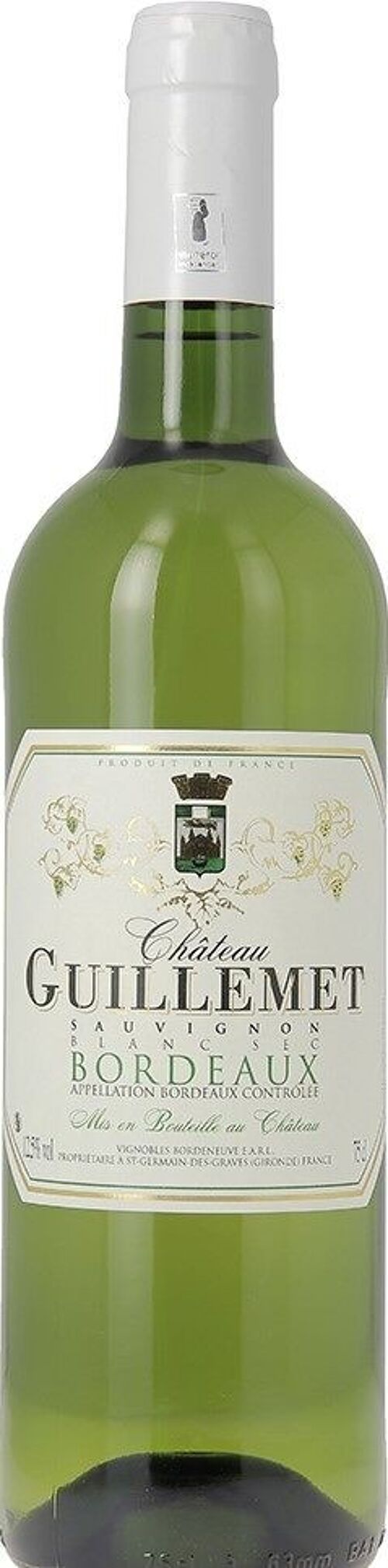 Chateau Guillemet Bordeaux Blanc Sec 100% Sauvignon Blanc