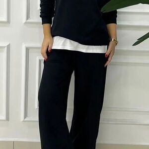 Pantalon de survêtement comfy NOIR - ABBAH