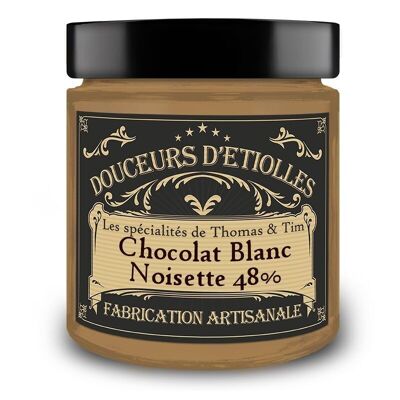 Pâte à tartiner - Chocolat Blanc - 50% Noisette - 220 g