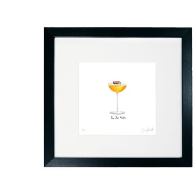Pornostar Martini – gerahmter Cocktaildruck in limitierter Auflage