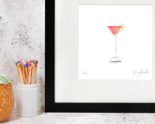 Cosmopolitan - Framed Limited Edition Cocktail Print