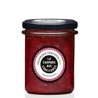 Bio-Himbeer-Geranien-Marmelade – 200 g