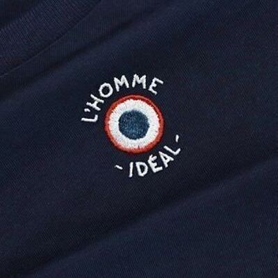 TSHIRT l'homme idéal cocarde (brodé)