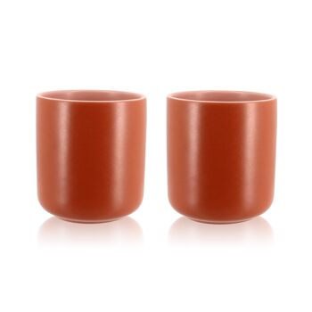 Set de 2 mugs outo paprika en grès 1