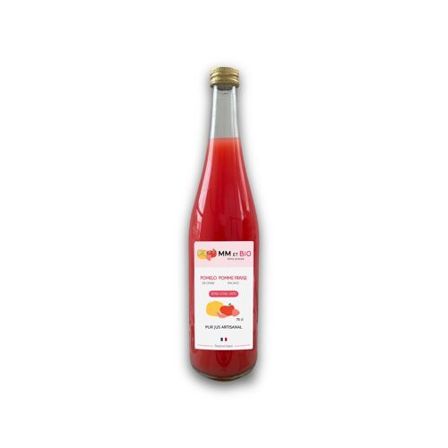 Pur Jus de Pomélo Pomme Fraise d'Alsace BIO 75cl