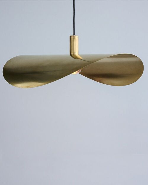 Leaf Pendant Lamp Large | Brass