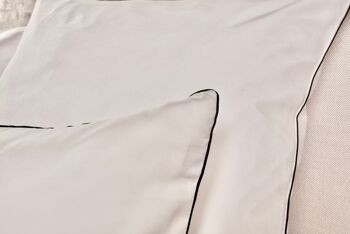Linge de lit en fibres naturelles (antiallergique) en blanc 2