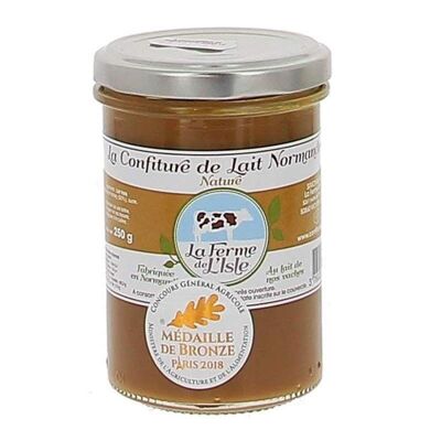 Confiture de lait nature - 250g - Ferme de l'Isle