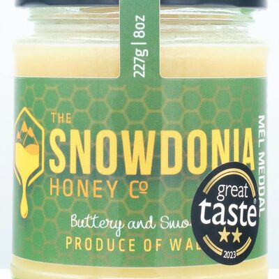 Snowdonia Wildflower Soft Set Miel de Gales 227 g | Ganador del premio Gran Sabor