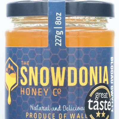Miel de fleurs sauvages gallois Snowdonia 227g | Gagnant du prix du bon goût
