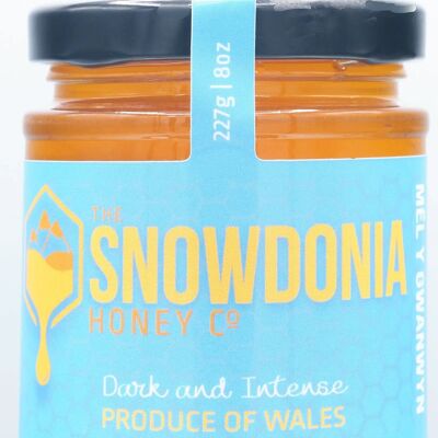 Miele gallese di fiori selvatici primaverili di Snowdonia 227g