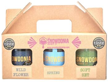 Paniers au miel gallois Snowdonia | Coffret Cadeau Miel 3