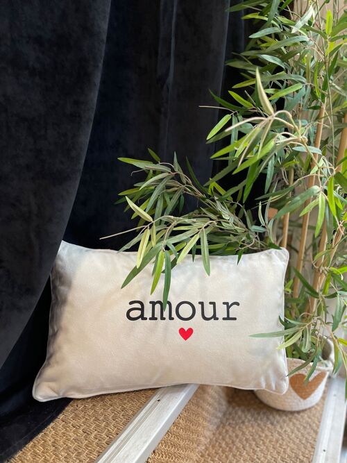 Coussin " Amour" Saint-Valentin