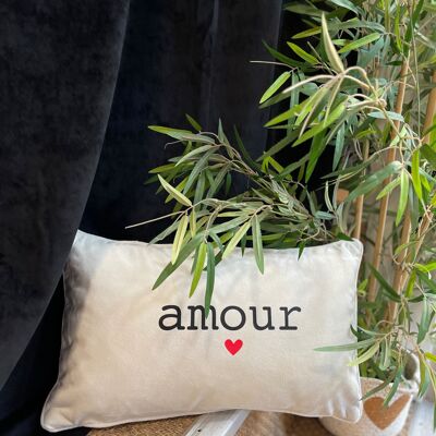 Coussin " Amour" Saint-Valentin