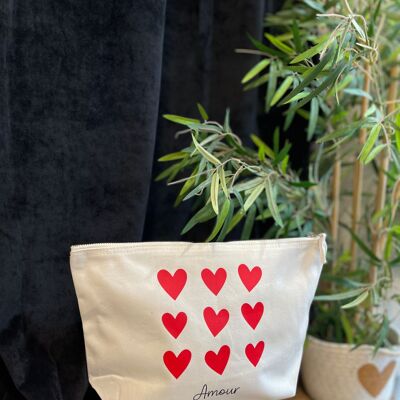 XL “Love” Valentine’s Day toiletry bag