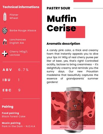Muffin Cerise - 44cl 3