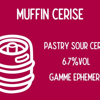 Muffin de Cereza - 30L