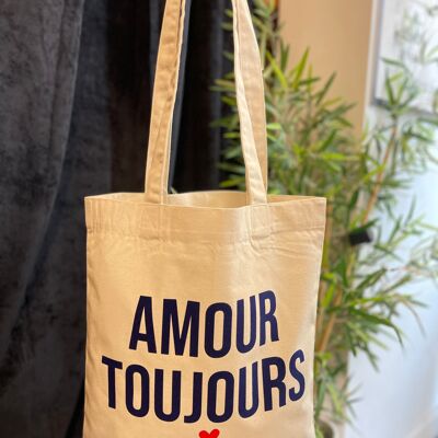 Tote-bag "Amour toujours" Saint-Valentin