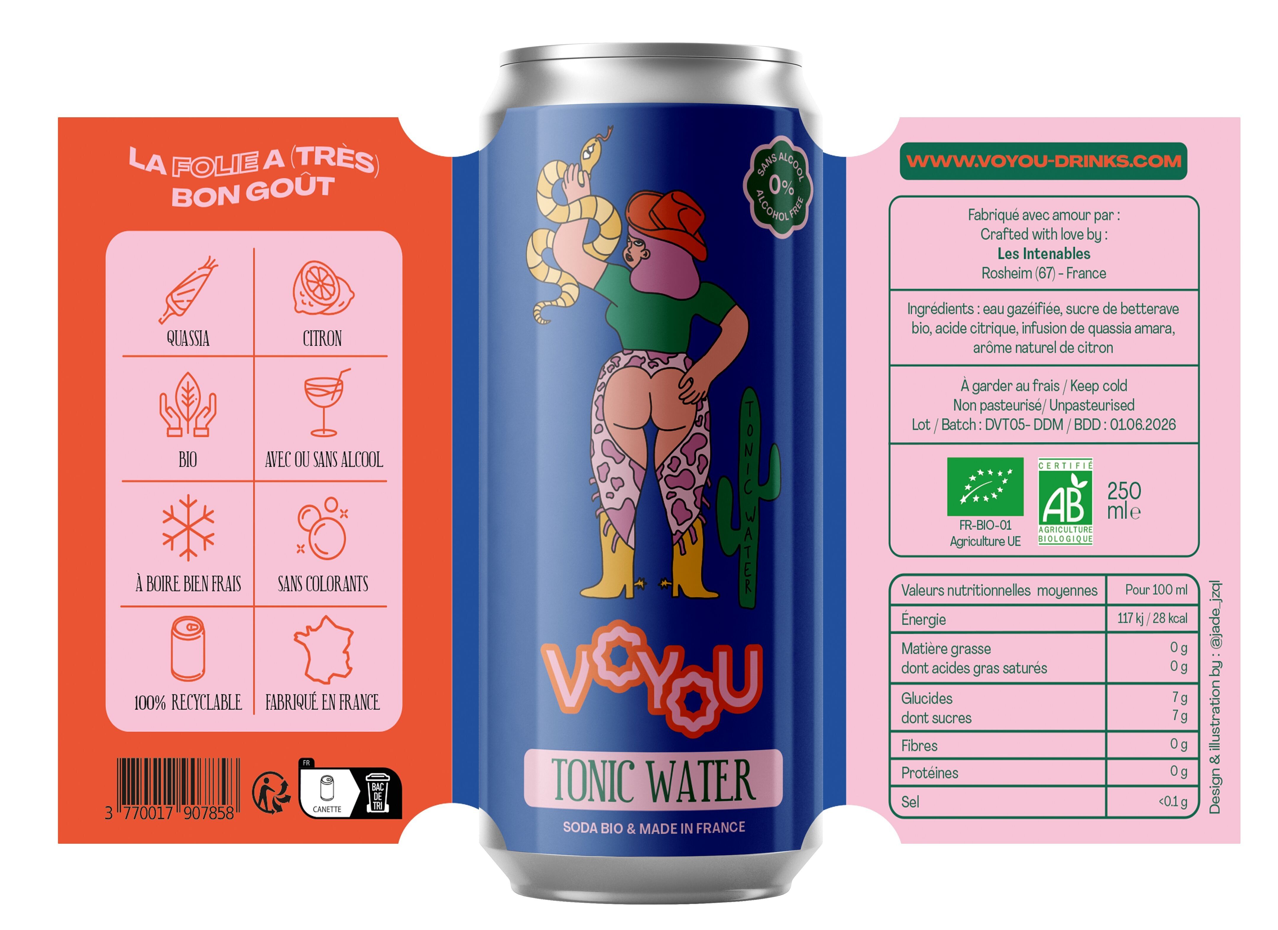 Voyou - Organic Tonic - 25 cl