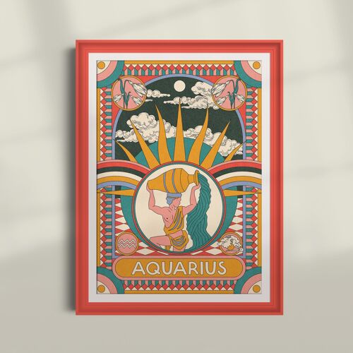 Zodiac Star Sign Horoscope Astrology Art Print