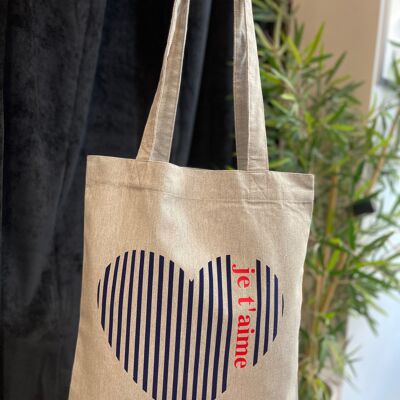 Borsa tote San Valentino “Ti amo”.