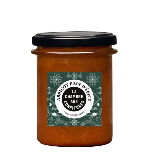 Confiture de Noel : Abricot Pain Epices - 200G