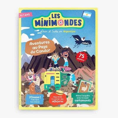 NUEVO ! Argentina - Revista de actividades para niños de 4 a 7 años - Les Mini Mondes