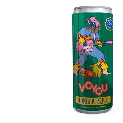 Organic Ginger beer Voyou - 25cl