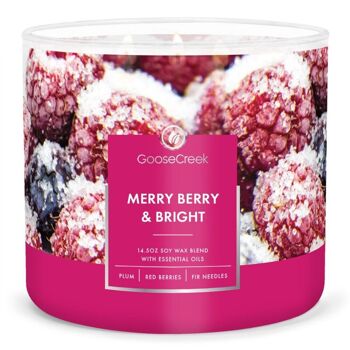 Bougie Merry Berry & Bright Goose Creek® 411 grammes 1