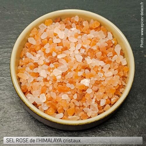 SEL ROSE de l'HIMALAYA cristaux -