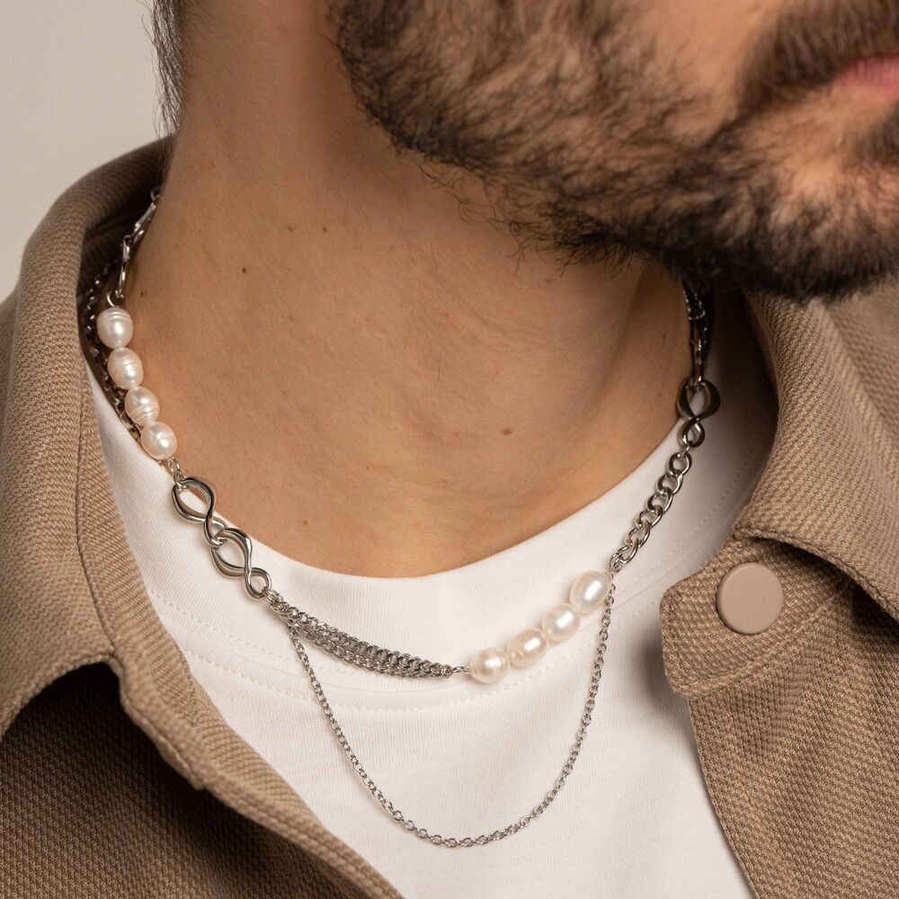 Gladys-Halskette – Halsband, Ketten und Harzperlen, Unisex-Typ