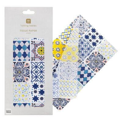 Moroccan Souk Summer Tissue Paper - 4 Sheets