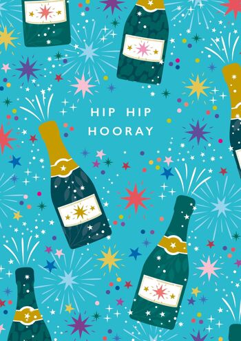 Carte de félicitations Hip Hip Hourra 2