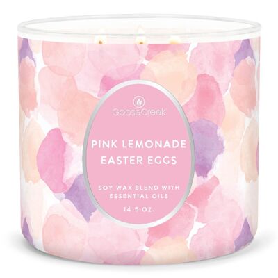 Huevos de Pascua de limonada rosada
