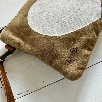 Pochette Vintage coeur blanc NEUF 2