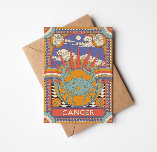 Starsign Zodiac A6 Greetings Card | Fully Recycled