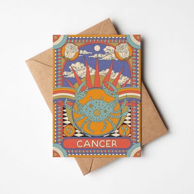 Starsign Zodiac A6 Greetings Card | Fully Recycled