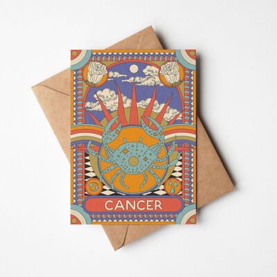 Starsign Zodiac A6 Greetings Card | Fully Recycled