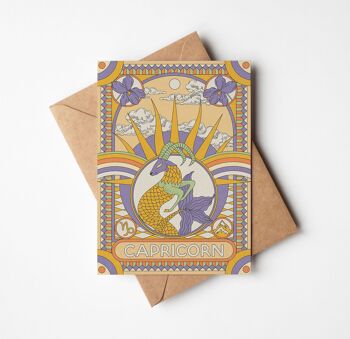 Carte de vœux Starsign Zodiac A6 | Entièrement recyclé 3