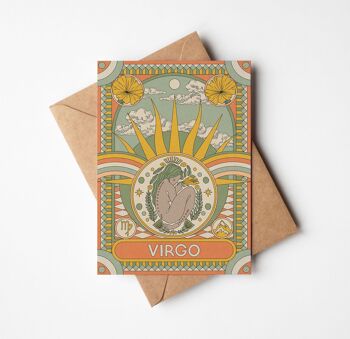 Carte de vœux Starsign Zodiac A6 | Entièrement recyclé 12