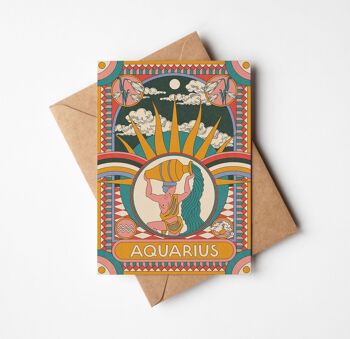 Carte de vœux Starsign Zodiac A6 | Entièrement recyclé 13