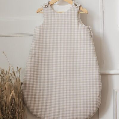 Sleeping bag Made in France - Camille vichy (0-36 months) Oeko-Tex