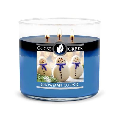Bonhomme de neige Cookie Goose Creek Candle® 411 grammes