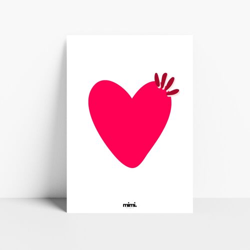 Affiche "Coeur"