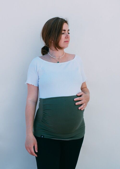 Haramaki Reversible Embarazo | Caqui & Gris claro