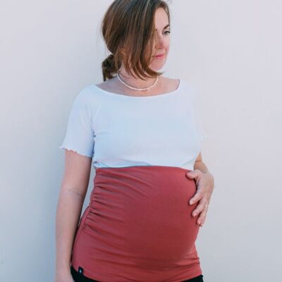 Haramaki Reversible Embarazo | Teja & Gris oscuro